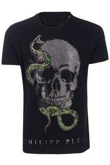 Philipp PleinT-shirt Shout Zwart 