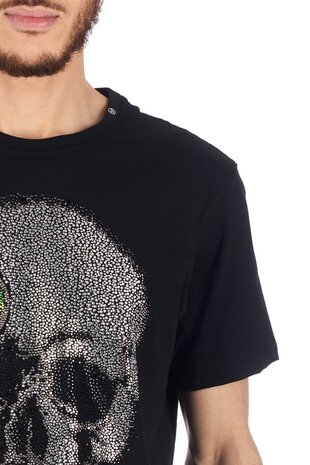 Philipp PleinT-shirt Shout Zwart 