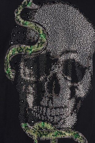 Philipp PleinT-shirt Shout Zwart 